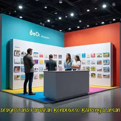 design stand pameran bondowoso berpengalaman